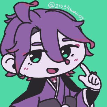 偽実況の台本ソフトで使うアイコン用イラストの歌仙さん版