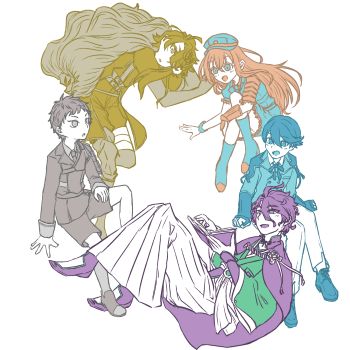 環状構図の初期第一部隊メンバー